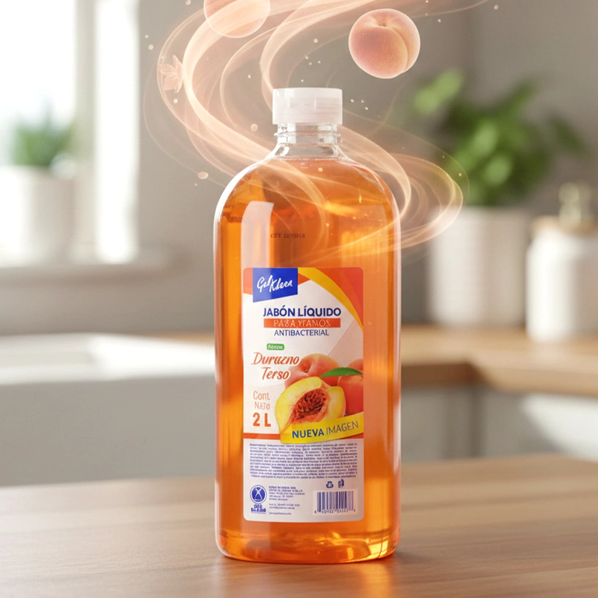 03 12GEL KLEEN JABON LIQUIDO DURAZNO 2 LTS