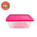 Caja de Plástico Multiusos con tapa 6 Litros color Rosa