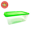 Caja de Plástico Multiusos con tapa 6 Litros color Verde