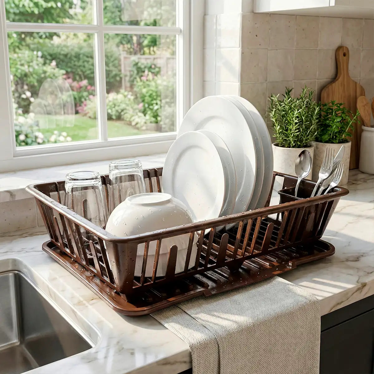 Escurridor para Platos y Cubiertos