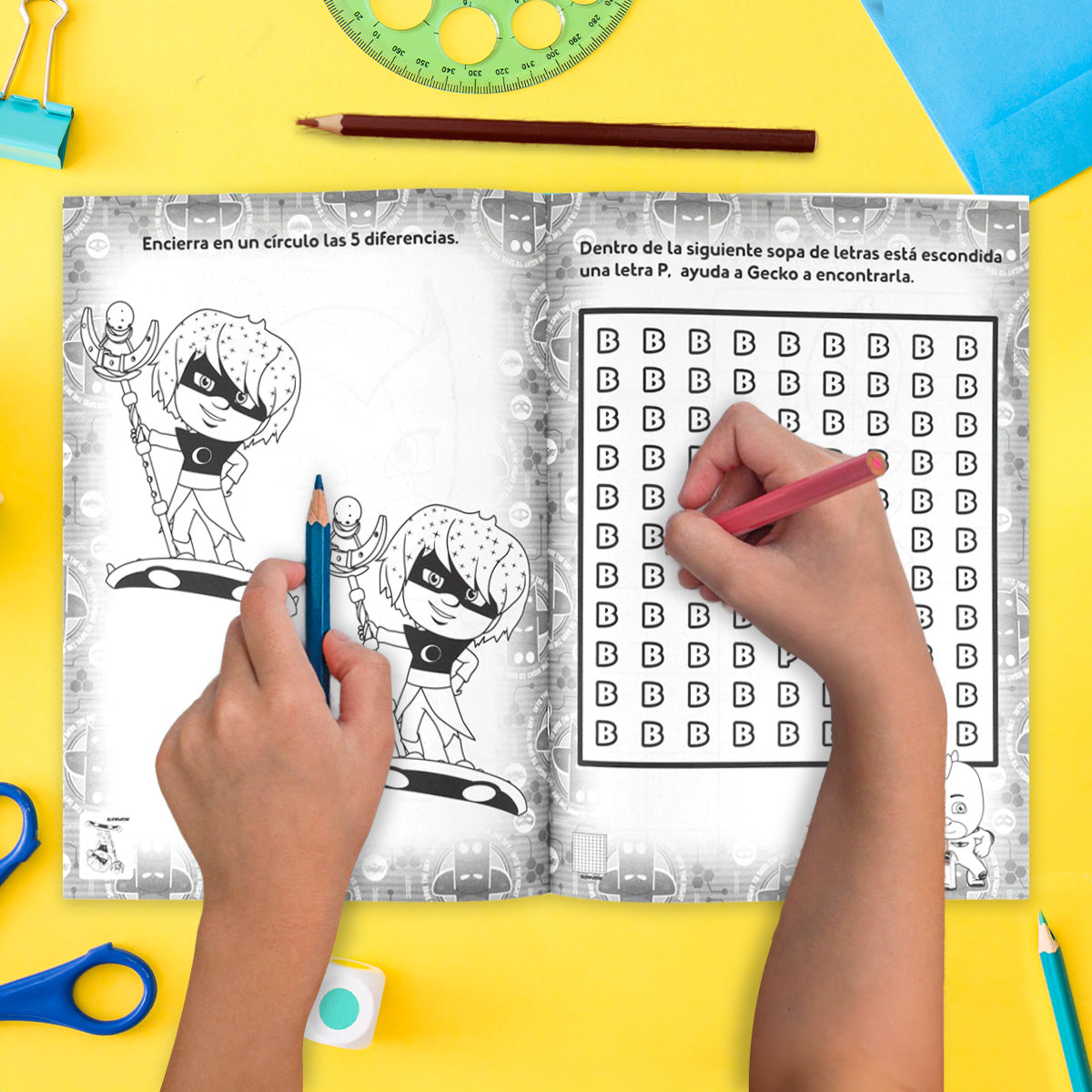 Libro para Colorear, PJ Masks