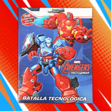 Batalla Tecnológica, Avengers, Libro para Colorear