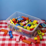 Caja de Plástico Rectangular 14L, color Esmeralda