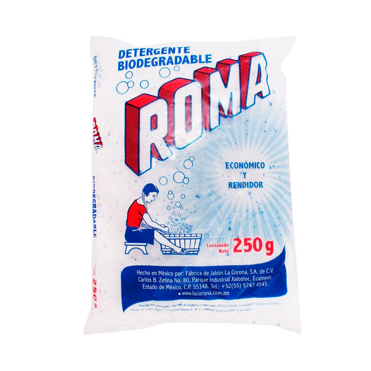 ROMA Detergente en polvo Biodegradable 250g