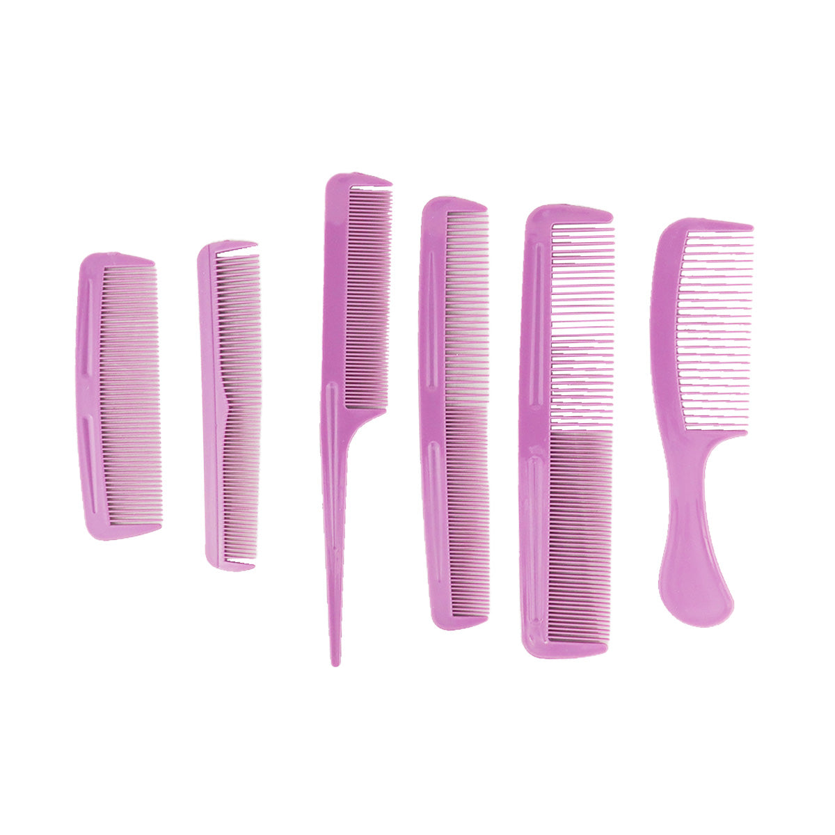 Set de 6 Peines Multifuncionales, color Morado