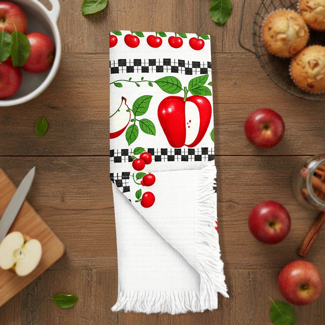 Toalla de Cocina, Diseño Manzana