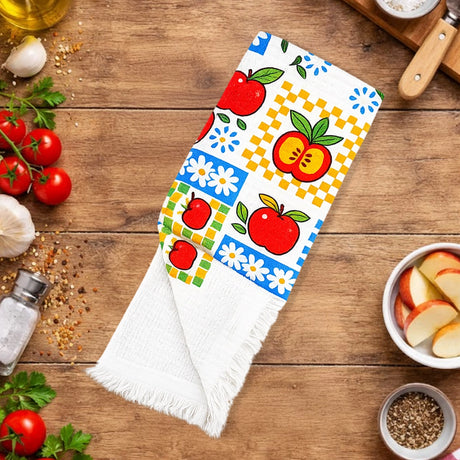 Toalla de Cocina, Diseño Manzanas