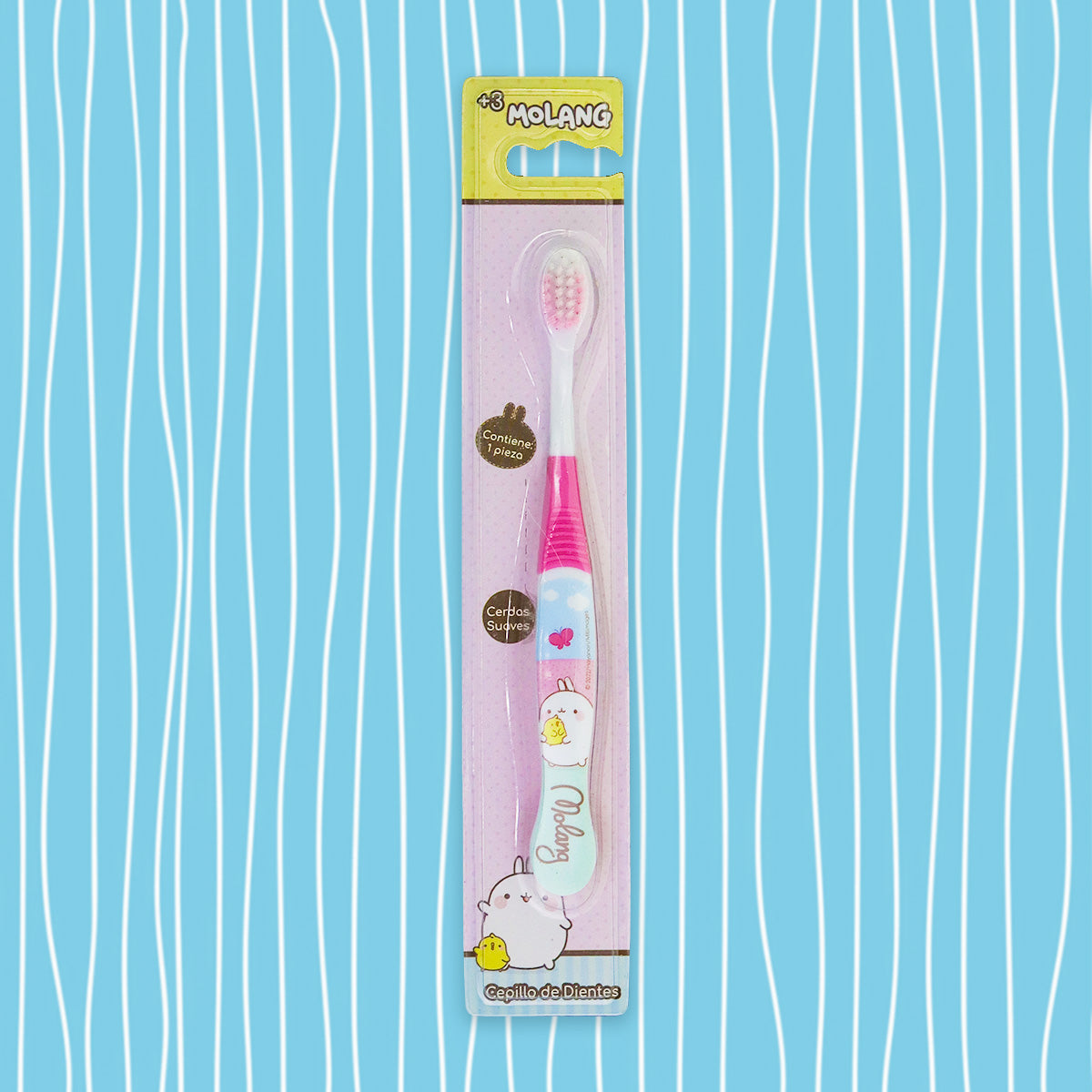 Cepillo Dental Infantil, color Rosa, Molang