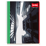 Cuaderno Profesional Scribe Mega Plus, Cuadro Grande, 100 Hojas