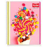 Cuaderno Profesional Scribe Mega Plus, Cuadro Grande, 100 Hojas