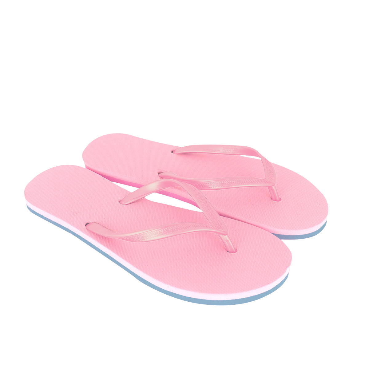 Sandalias, Color Rosa, Suela Turquesa