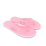 Sandalias, Color Rosa, Suela Turquesa