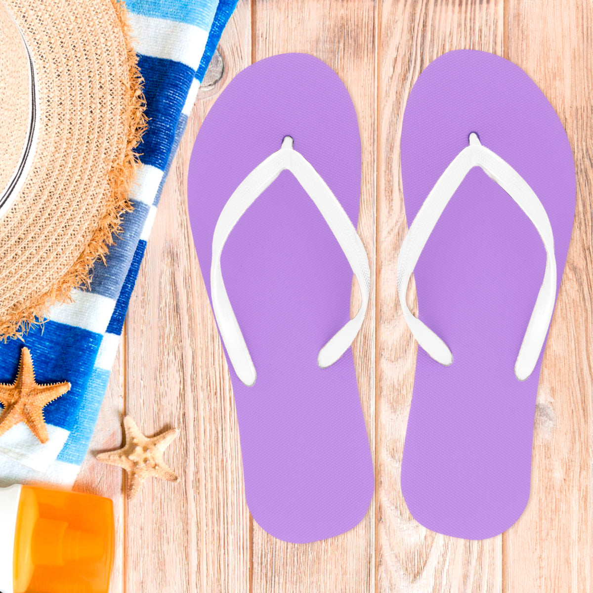 Sandalias, Talla 26, Color Morado y Blanco