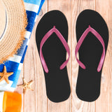 Sandalias, Talla 26, Color Negro y Rosa Metálico