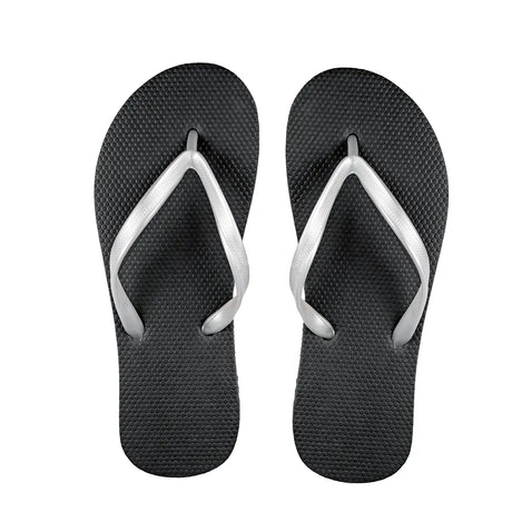 Sandalias, para Dama, Color Negro y Plata