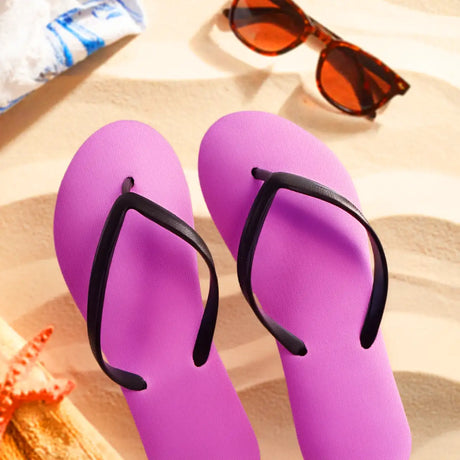 Sandalias Color Morado, Talla 24