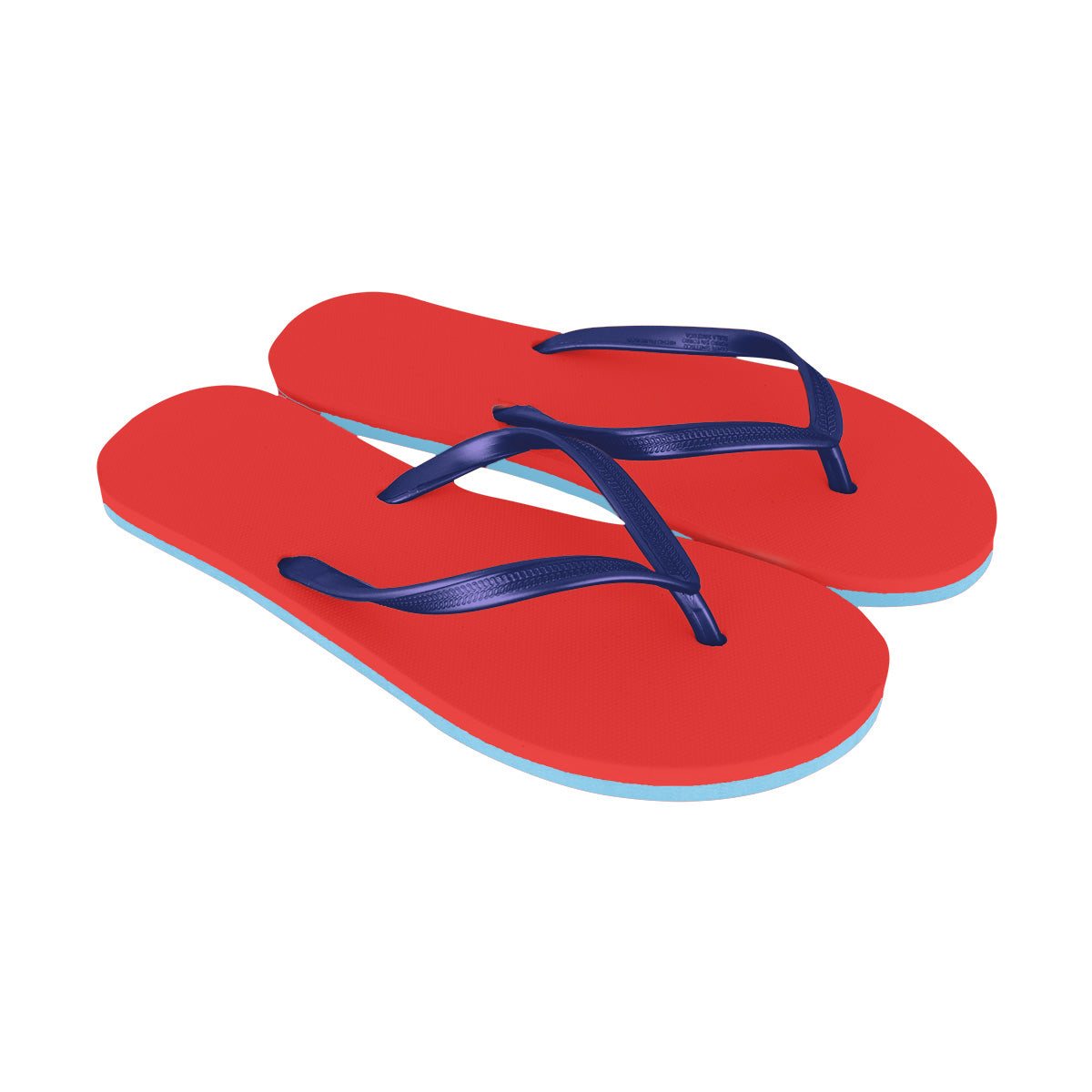 Sandalias, Talla 25, Color Rojo y Azul
