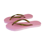 Sandalias para Dama, color Rosa con Café