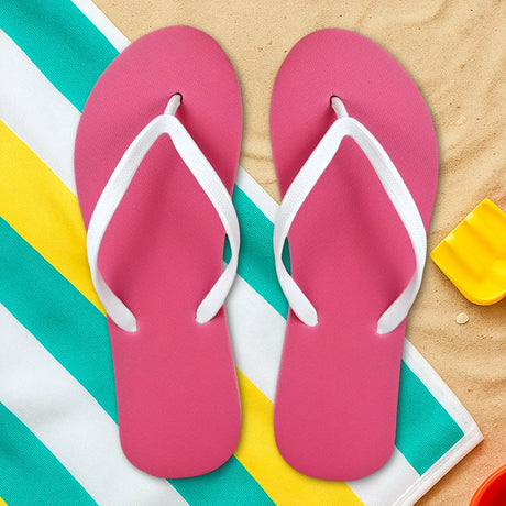 Sandalias, para Dama, Color Rosa y Blanco