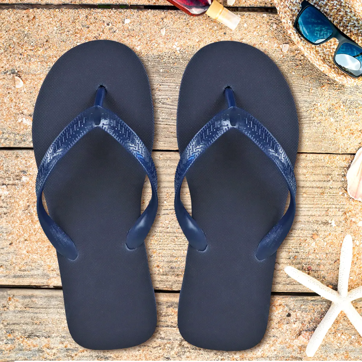 Sandalias, para Caballero, Color Azul