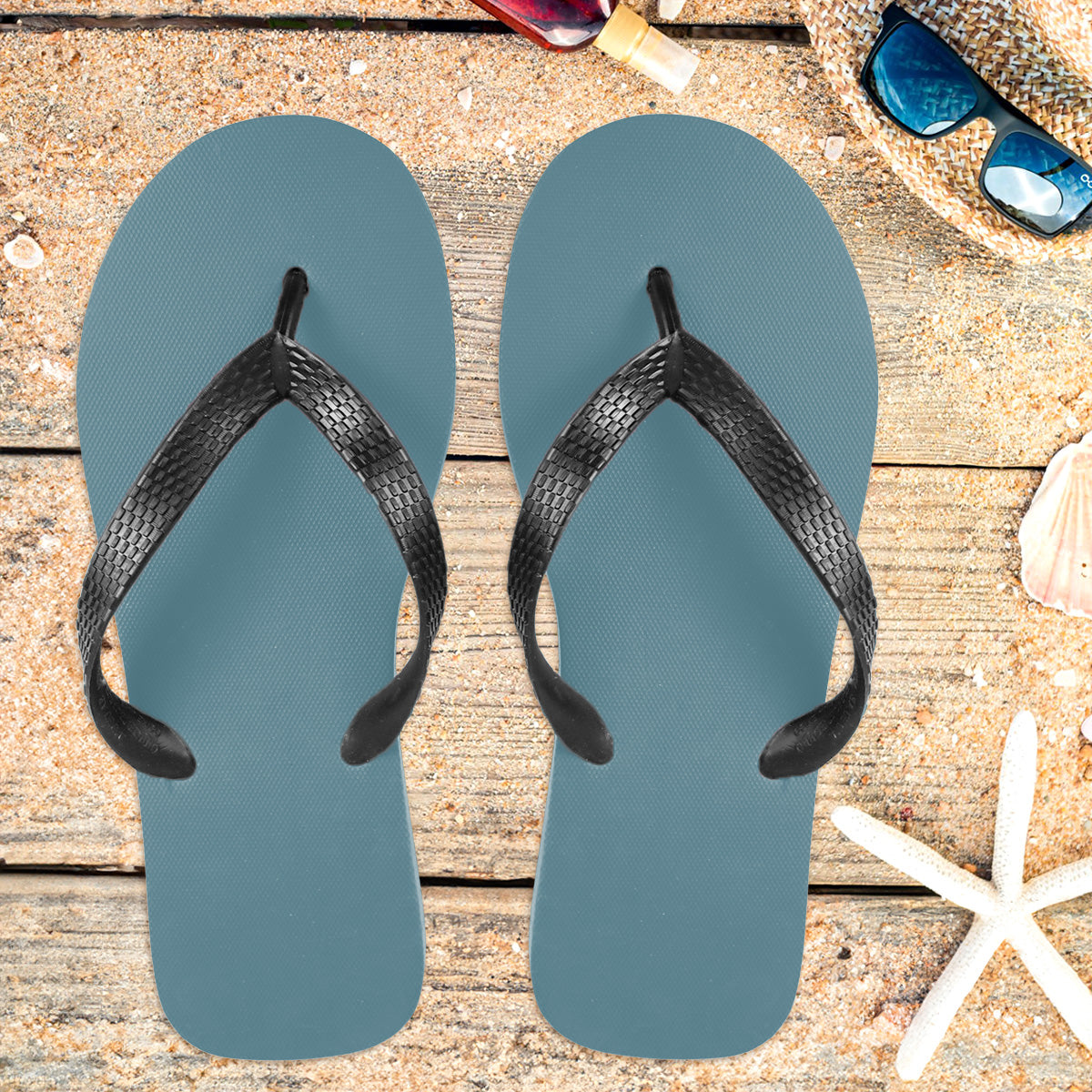 Sandalias para Hombre, Talla 26, Color Verde y Negro