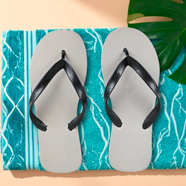 Sandalias, para Caballero, Color Gris y Negro