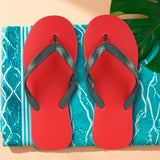 Sandalias, para Caballero, Color Rojo y Negro