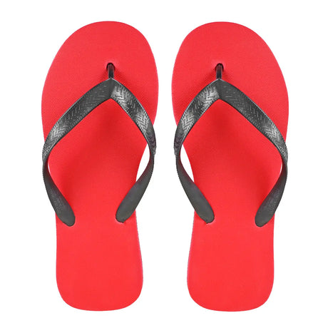 Sandalias, para Caballero, Color Rojo y Negro