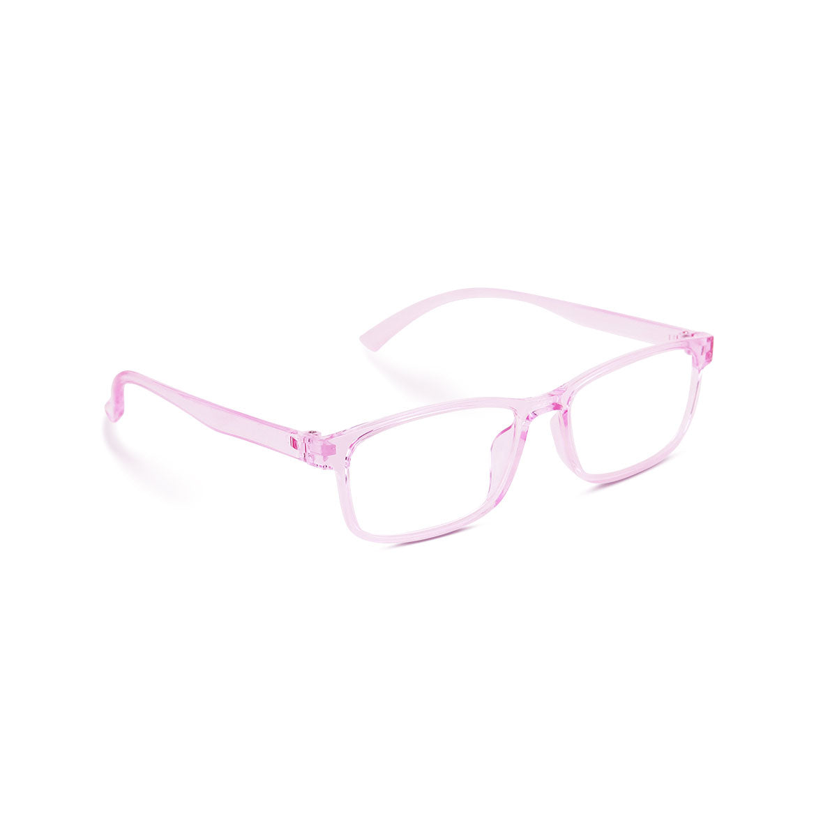 Lentes de Armazón Cuadrado color Rosa con Graduación de 2.50