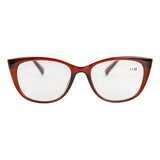 Lentes de Lectura Ovales, Color Café, +1.50