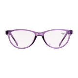 Lentes de Armazón Ovalado color Morado con Graduación de 2.50