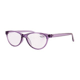 Lentes de Armazón Ovalado color Morado con Graduación de 2.50