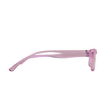 Lentes de Armazón Cuadrado color Rosa con Graduación de 2.50