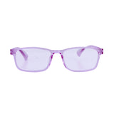 Lentes de Armazón Rectangular color Lila con Graduación de 2.50