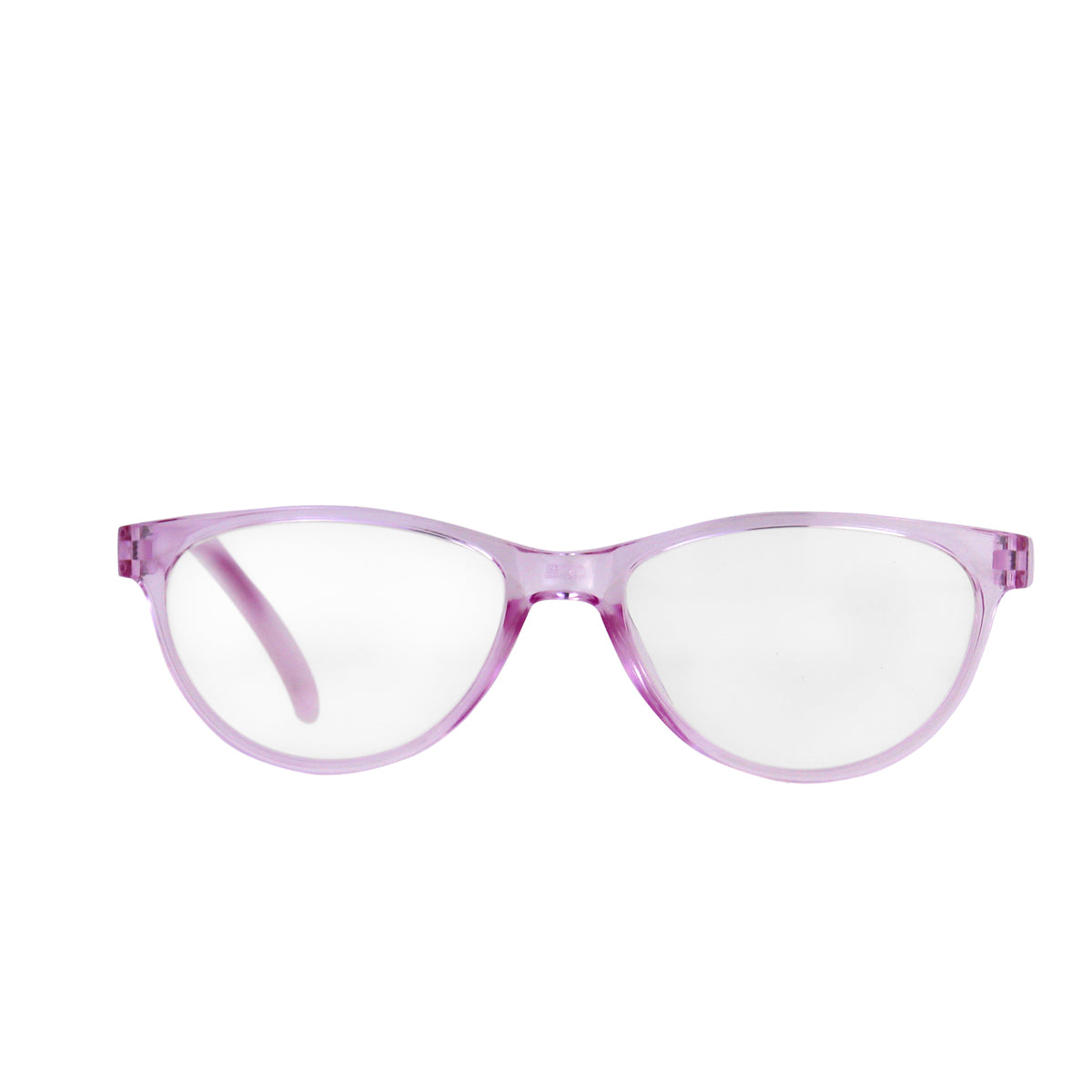 Lentes de Armazón Ovalados color Rosa con Graduación de 2.50