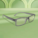 Lentes con Armazón Rectangular color Gris, Dioptría 3.00