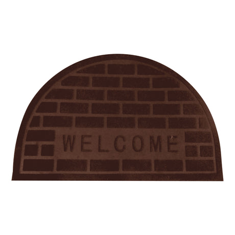 Tapete, Forma Medio Círculo, Color Café