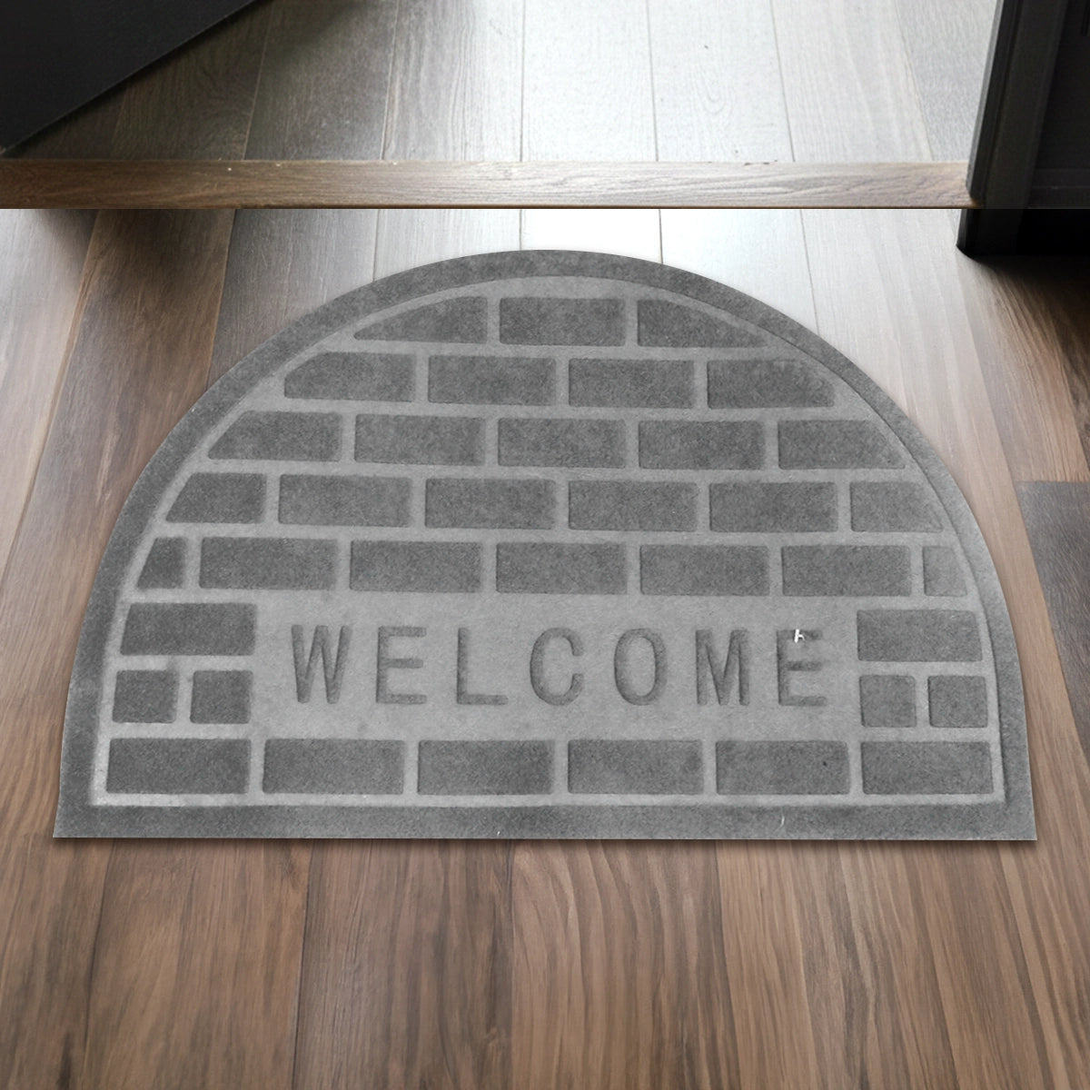 Tapete, Forma Medio Círculo, Color Gris