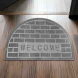 Tapete, Forma Medio Círculo, Color Gris