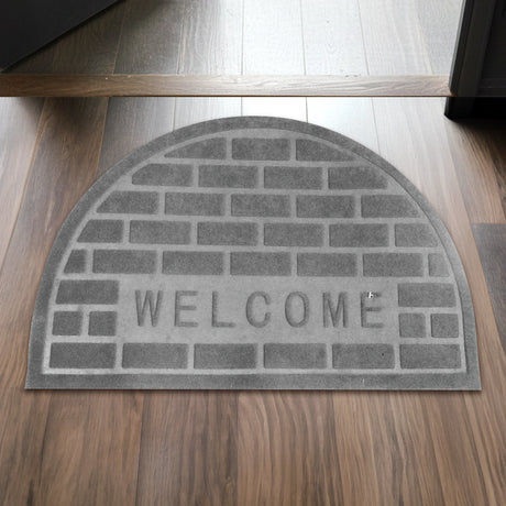 Tapete, Forma Medio Círculo, Color Gris