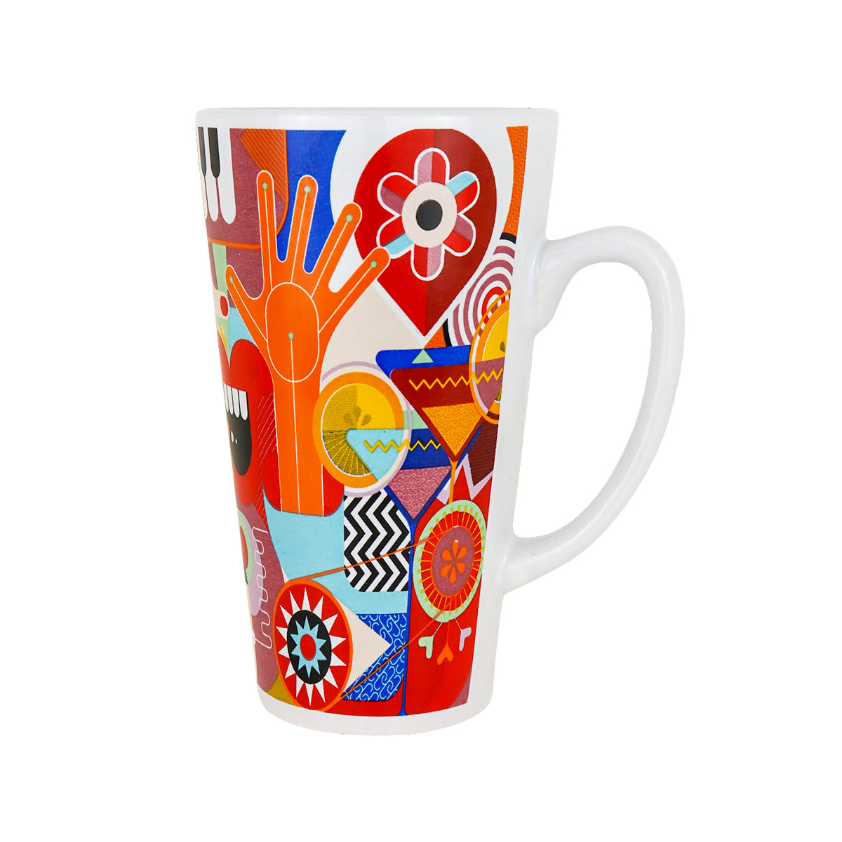 Taza de Cerámica Decorada 473ml