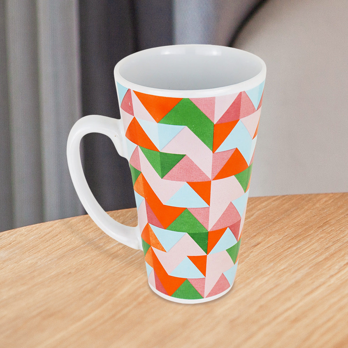 Taza de Cerámica con Diseño de Mosaico 473ml