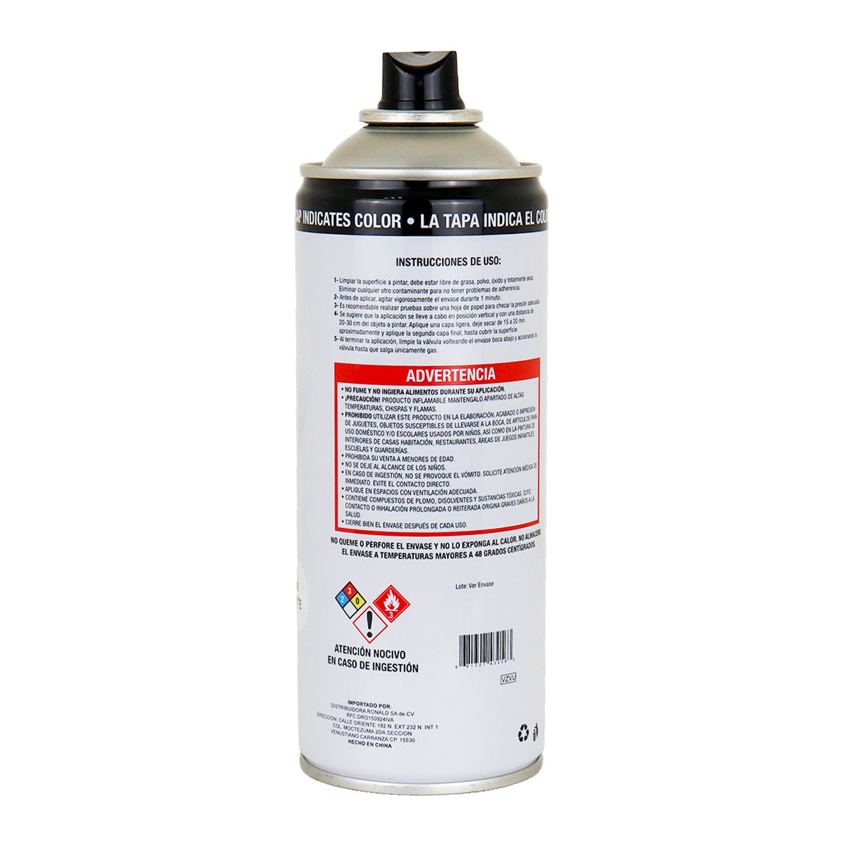 Pintura en Aerosol color Blanco Brillante 400ml