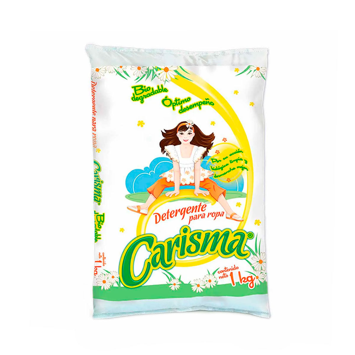 Detergente Biodegradable en Polvo para Ropa, Carisma 1kg