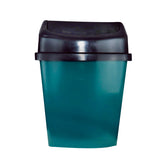 Bote para basura Rectangular mediano 28 L, Color Verde, 1 pieza