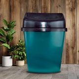 Bote para basura Rectangular mediano 28 L, Color Verde, 1 pieza