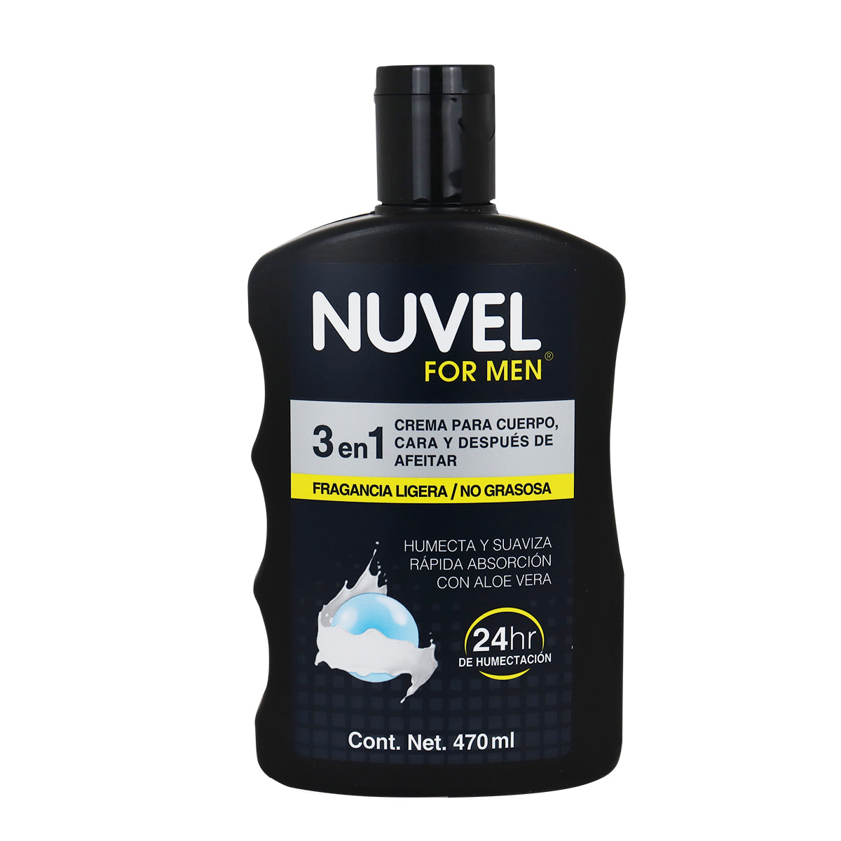 Crema Corporal Humectante para Hombre, Nuvel For Men