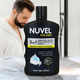 Crema Corporal Humectante para Hombre, Nuvel For Men