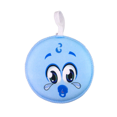 Esponja de Emoji para Bebé ,color Azul