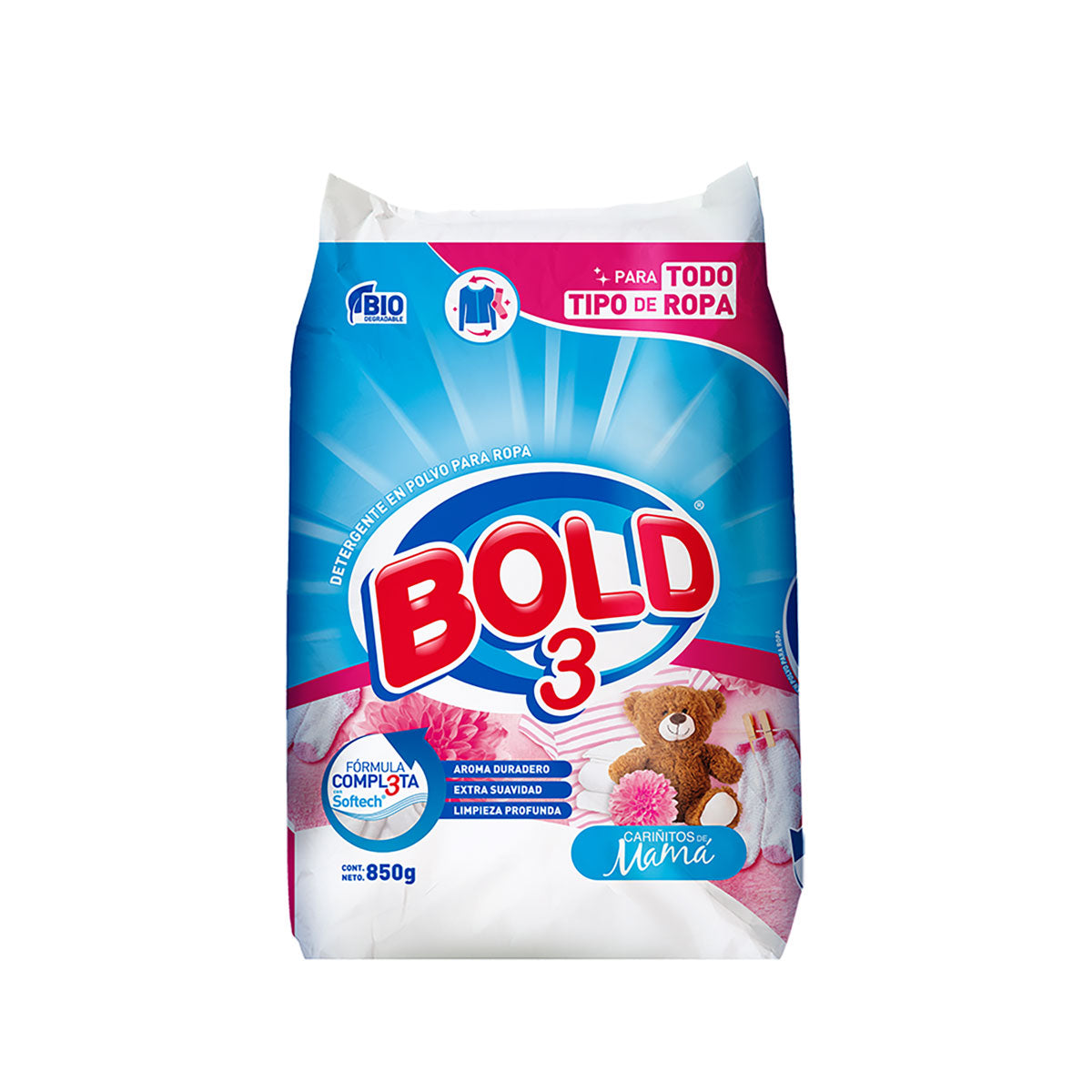 Detergente Bold 3 Cariñito de Mamá 850gr.